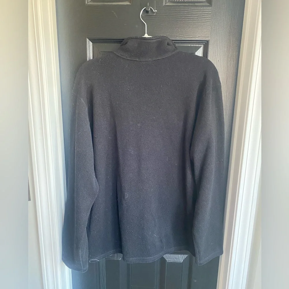 The North Face Men's Textured Cap Rock Fleece 1/4 Zip Pullover-Size L
